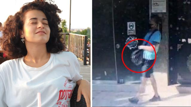 Katilin parçaları taşıdığı görüntüler ortaya çıktı